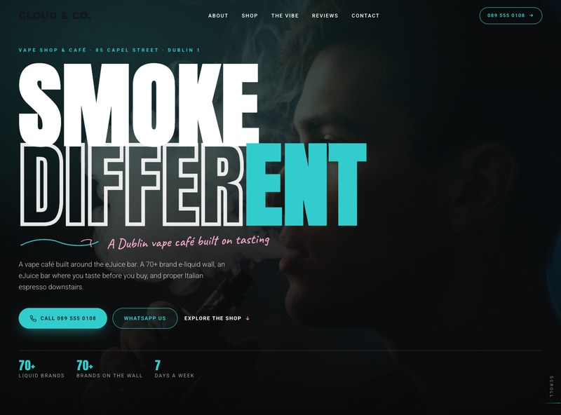 Cloud & Co. Store — website preview